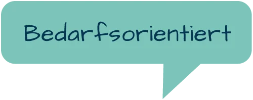 Friedrich-Ebert-Schule Hürth - Illustration Sprechblase Bedarfsorientiert klein